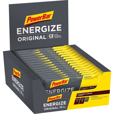 Powerbar Energize Bar - 15 x 55 gr - Cookies&Cream
