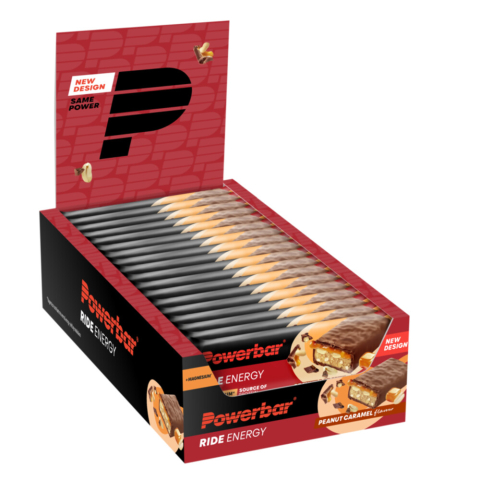 18x PowerBar Ride Energy Bar Peanut-Caramel 55 gr