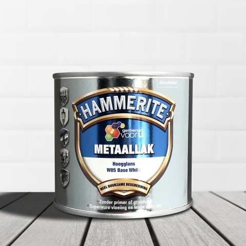 Hammerite Metaallak Hoogglans - Direct Over Roest - Op Kleur Gemengd - 1L