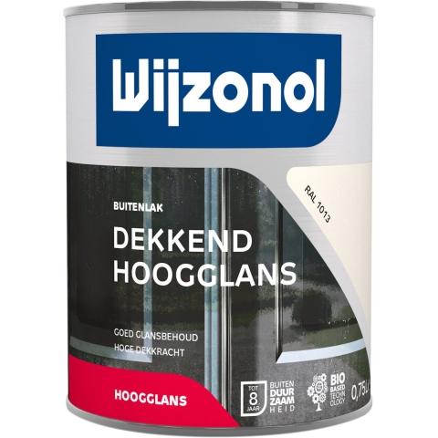 Wijzonol Dekkend Hoogglanslak - RAL 1013 - 0,75L