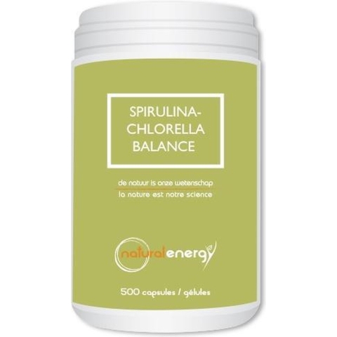 Natural Energy Spirulina-Chlorella Balance | 500 capsules