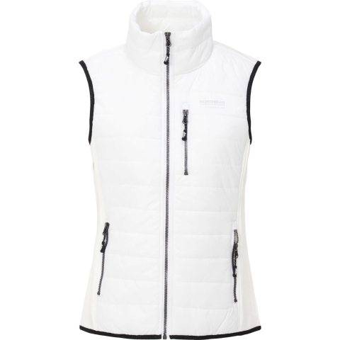 Nordberg Tirza fleece bodywarmer dames wit, L