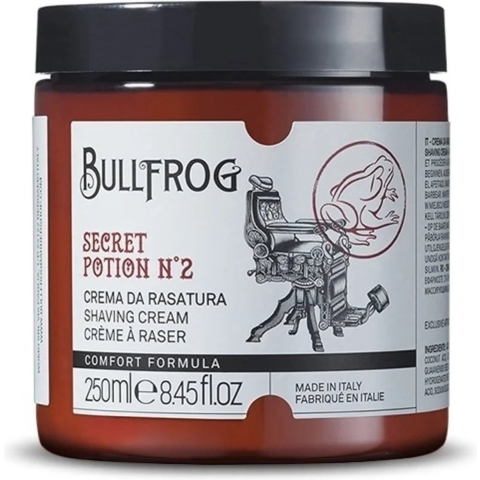 Bullfrog Shaving Cream Secret Potion N.2"Comfort"250ml