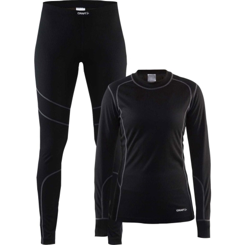 Craft Baselayer Thermoset W zwart dames, L