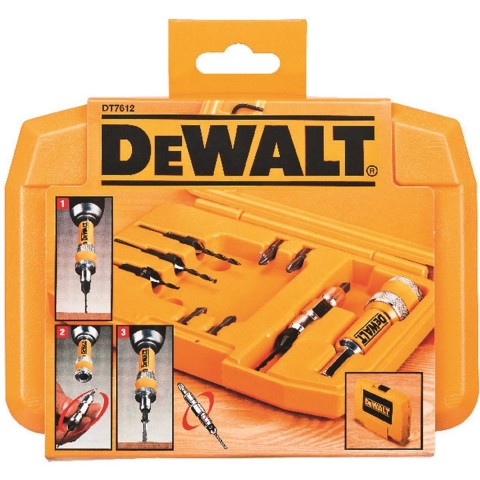 DeWALT DT7612 10 Delige Accessoireset In Cassette
