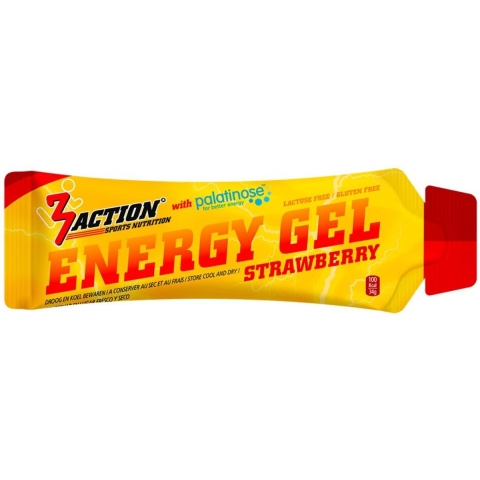 3Action Energy Gel Aardbei | 25 x 34 g