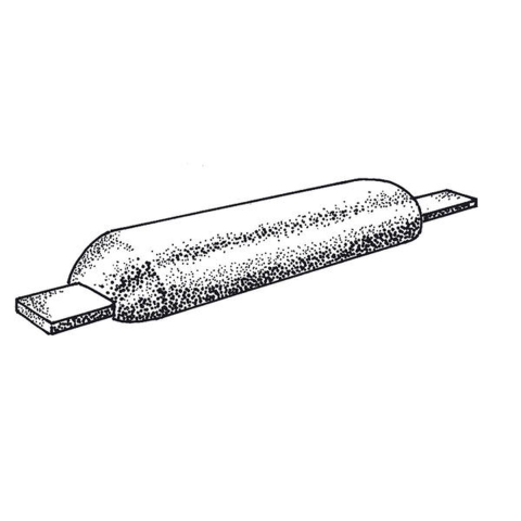 Plastimo Anode 1.8 kg Half-ei en strip  290x90x30mm