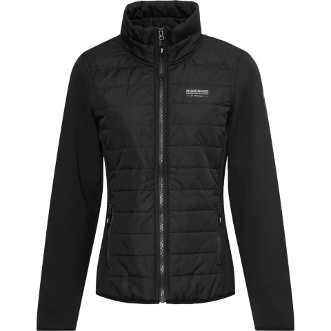 Nordberg Trine fleece vest dames zwart, M