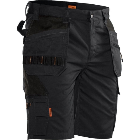 Jobman 2722 Werkbroek Kort Holsterpocket - Maat 48 - Zwart