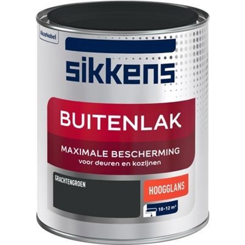 Sikkens Buitenlak Hoogglans - Grachtengroen - 750ml