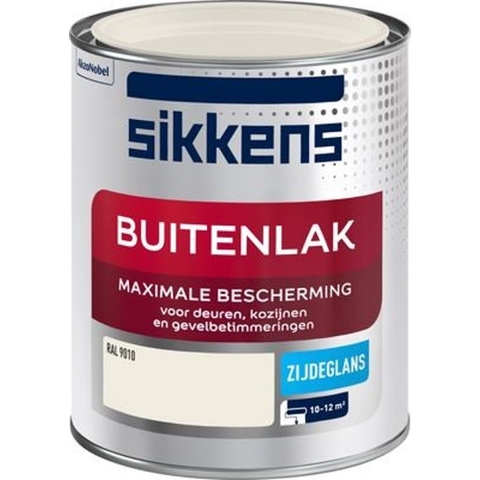 Sikkens Buitenlak Zijdeglans - Ral 9010 - 750ml