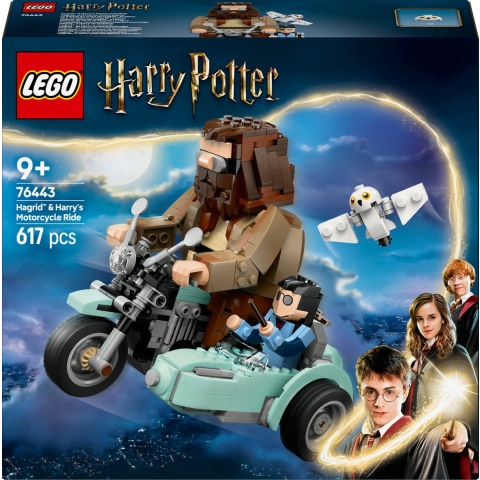 Hagrid en Harry's rit op de motor