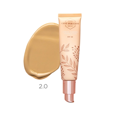 Cent Pur Cent Liquid Mineral Foundation SPF 30 2.0 | 30 ml