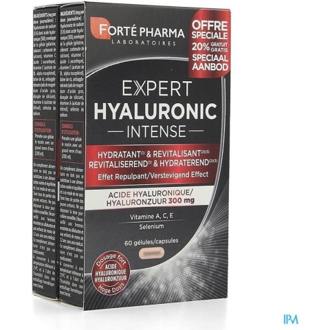 Forté Pharma Expert Hyaluronic Intense DUO | 2 x 30 capsules PROMO