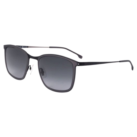 Hugo Boss 1243/s W Cn 55 21 150 Matte Grey Black Men's Sunglasses