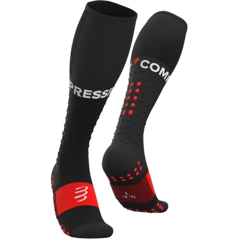Compressport Full socks Run compressiesokken zwart T4