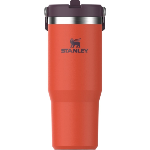 Classic IceFlow Flip Straw tumbler | 0.89L | Rood | Tigerlily Plum | Stanley 1913
