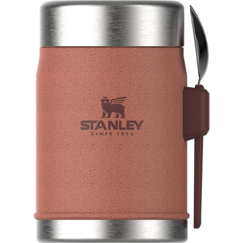 Classic Legendary voedselpot + spork | 0.4L | Hammertone Clay | Stanley 1913