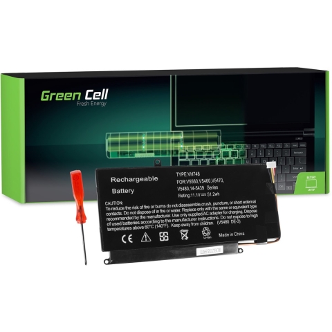 Batterij voor Dell Vostro 5460 5470 5480 5560 / 11,1V 4600mAh