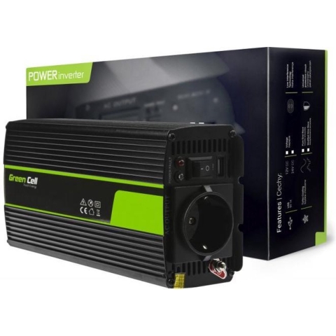 Voltage Auto Omvormer 24V naar 230V, 500W/1000W Gemodificeerde sinus