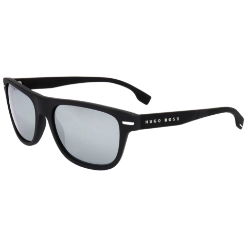 Hugo Boss 1322/s 20433712455t4 Matte Black Silver Men's Sunglasses