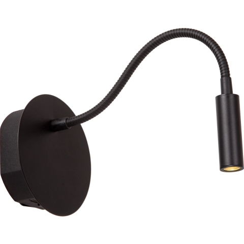 Lucide Jolijn Wandlamp LED Met Arm Zwart