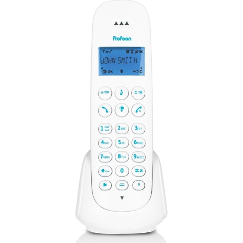 Profoon Pdx300bw Dect-telefoon Met 1 Handset Wit/blauw