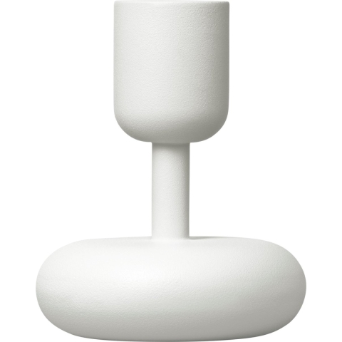 Iittala Nappula Kandelaar Laag Wit