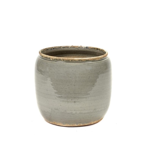 Serax Glazed Shades By Serax Costa Bloempot MediumØ21 Grey