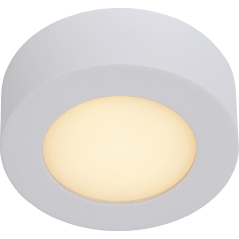Lucide BriceØ12 Plafondlamp LED Badkamer IP44 Wit