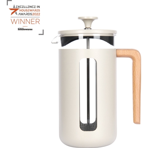 La Cafetière Cafetiere Pisa RVS / Latte Cream - 1 liter / 7 kops
