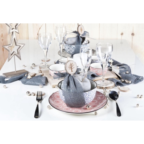 Cosy & Trendy Dinerborden Delirio ø 24 cm - 6 Stuks
