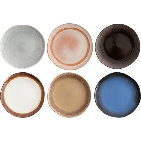 Studio Tavola Dinerborden Earth ø 27 cm - 6 stuks