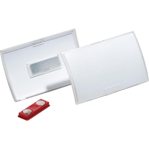 Durable 821519 Naamplaatje CLICK FOLD MAGNET 54x90mm - 8215 magneet 10 stuk(s)
