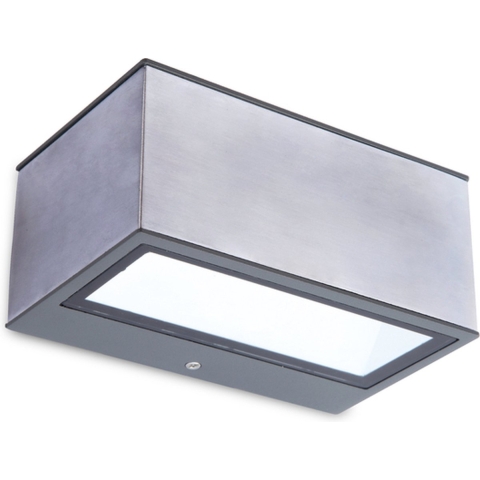 Lutec GEMINI ST1891 S LED-buitenlamp (wand) 10.5 W RVS