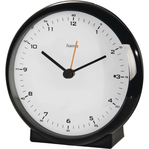 Hama Radiogestuurde Wekker Elegance Pro Geluidsarm Zwart