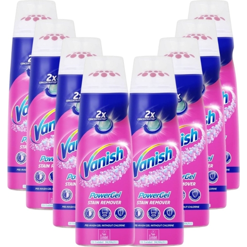 8x Vanish Oxi Action Vlekverwijderaar Powergel 200 ml