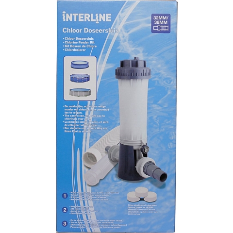Interline Interline Automatische Zwembad Chloor Doseersluis 32/38mm