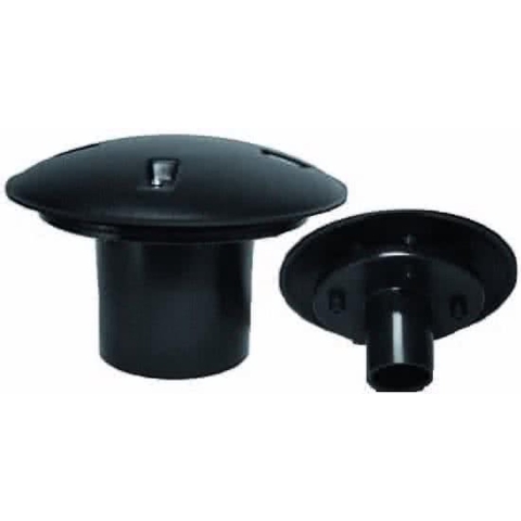 Effast RTF bodem/wanddoorvoer + kap 63mm