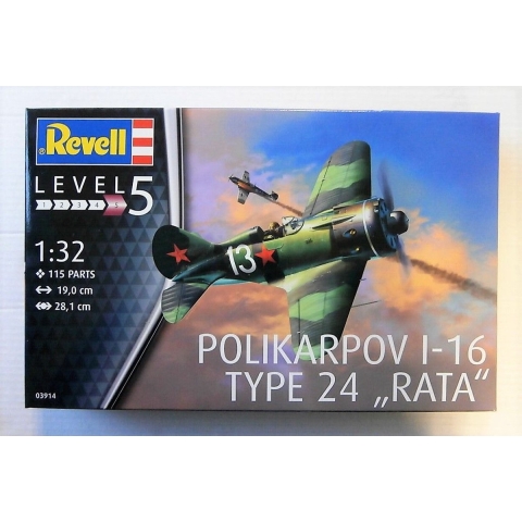 Revell 1/32 Polikarpov I-16 Type 24 "Rata"