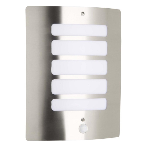 Brilliant Todd 47698/82 Buitenlamp met bewegingsmelder (wand) E27 60 W RVS