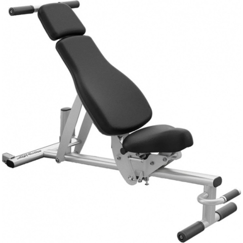 Life Fitness adjustable bench verrijdbaar
