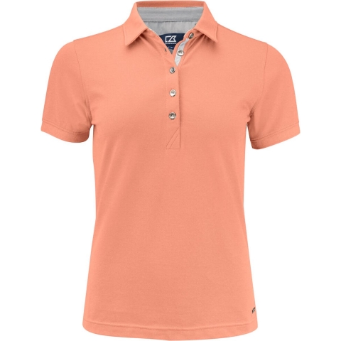 Cutter & Buck 354421 Advantage Premium Polo Dames - Papaya - S