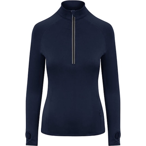Just Cool JC035 Women´s Cool-Flex 1/2 Zip Top - French Navy - S