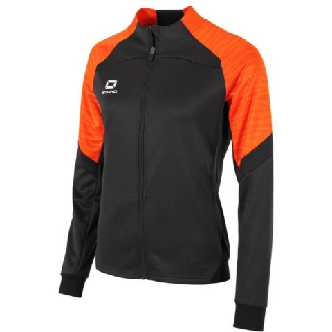 Stanno 408612 Bolt Full Zip Top Ladies - Black-Orange - XS