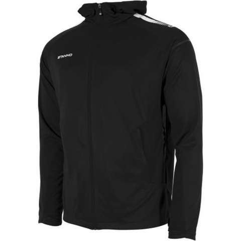 Stanno 408024K First Hooded Full Zip Top Kids - Black-Anthracite - 140