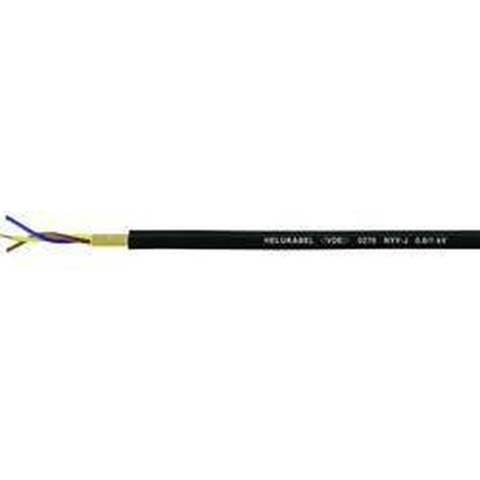 Helukabel 32059 Grondkabel NYY-J 5 G 1.50 mm² Zwart 50 m