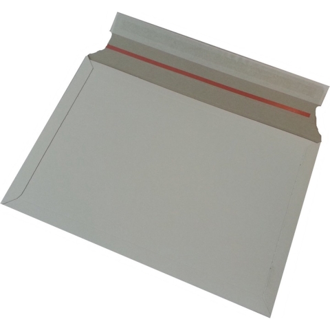 40x Kartonnen enveloppen wit 38 x 26 cm -