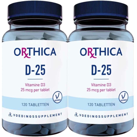 2x Orthica D-25 120 tabletten
