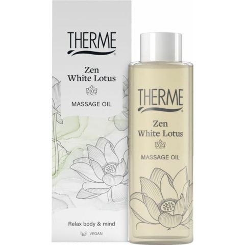 6x Therme Massage Olie Zen White Lotus 125 ml